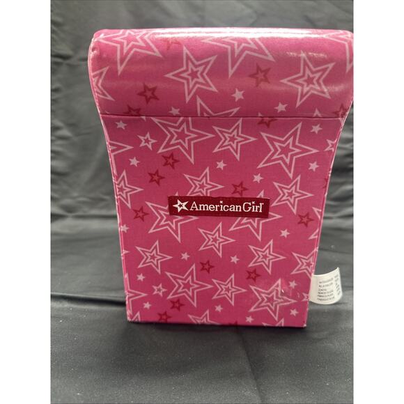 American Girl Doll Bistro Star Chair Pink & White Sweets 18" Booster Seat - Picture 4 of 9